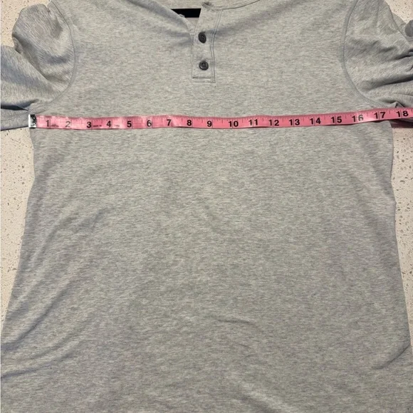Lululemon Men’s Small 1/4 Button Up Cotton Jersey T Shirt Grey - Picture 8 of 8
